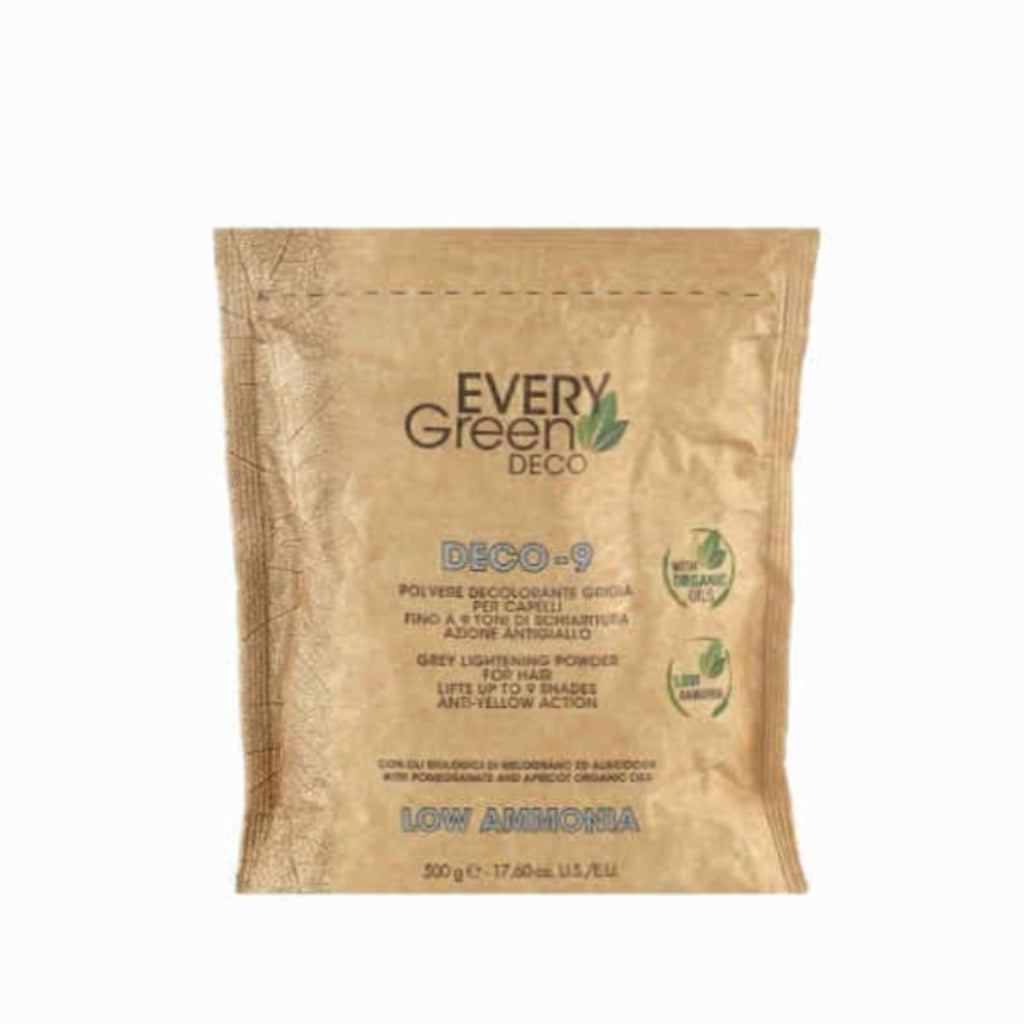 Decolorante DECO -9 in Polvere Grigia 500gr fino a 9 Toni Everygreen – Dikson