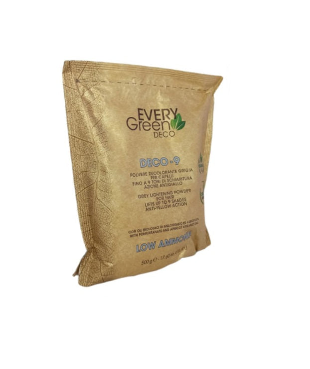 Decolorante DECO -9 in Polvere Grigia 500gr fino a 9 Toni Everygreen – Dikson