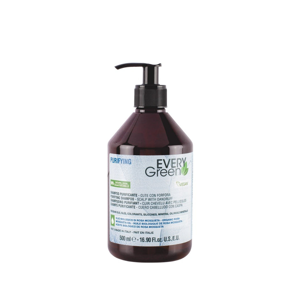 Shampoo Purificante Antiforfora EveryGreen Dikson flacone 500 ml con dosatore 1